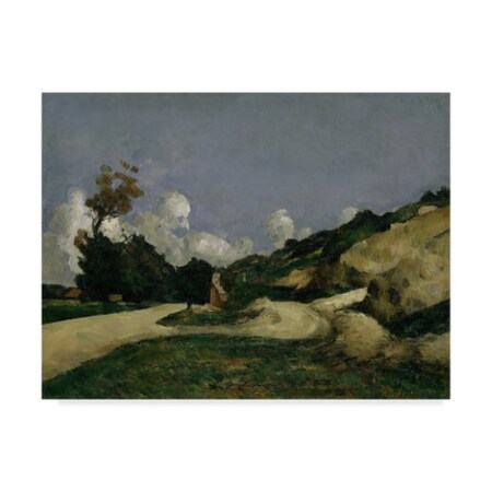 Paul Cezanne 'The Country Road' Canvas Art,18x24